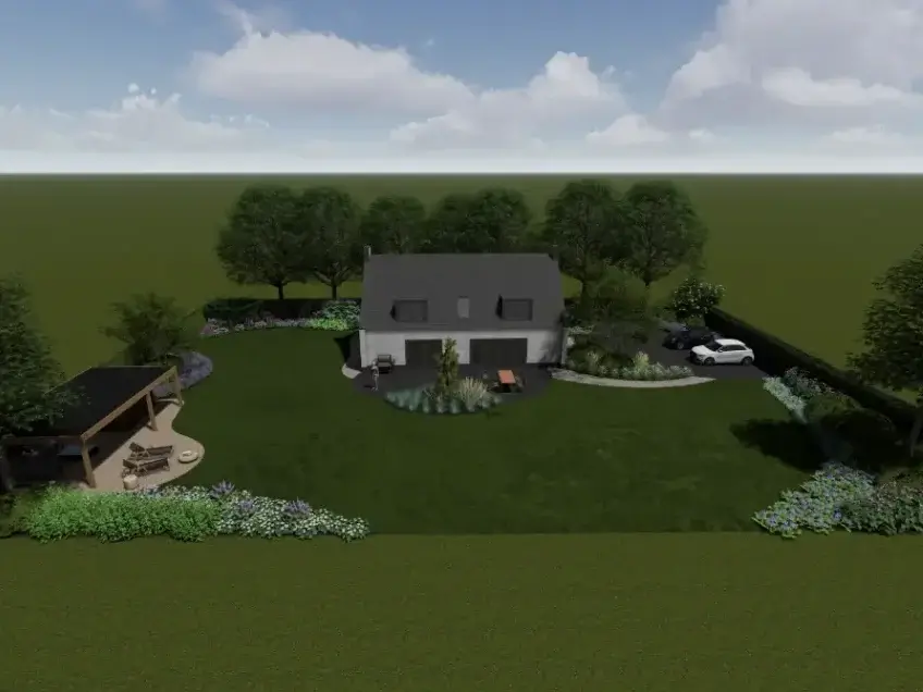 Tuinontwerp Oud Gastel, gemeente Halderberge - Hoveniers bedrijf M. van Oorschot