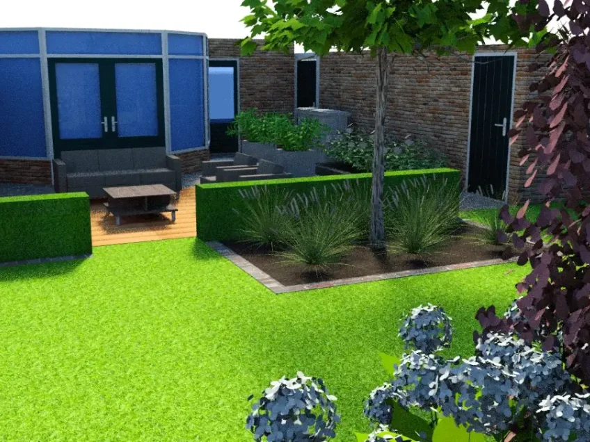 Tuinontwerp regio Klundert - Hoveniers bedrijf M. van Oorschot