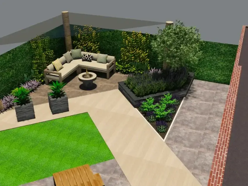 Tuinontwerp regio Rijsbergen - Hoveniers bedrijf M. van Oorschot